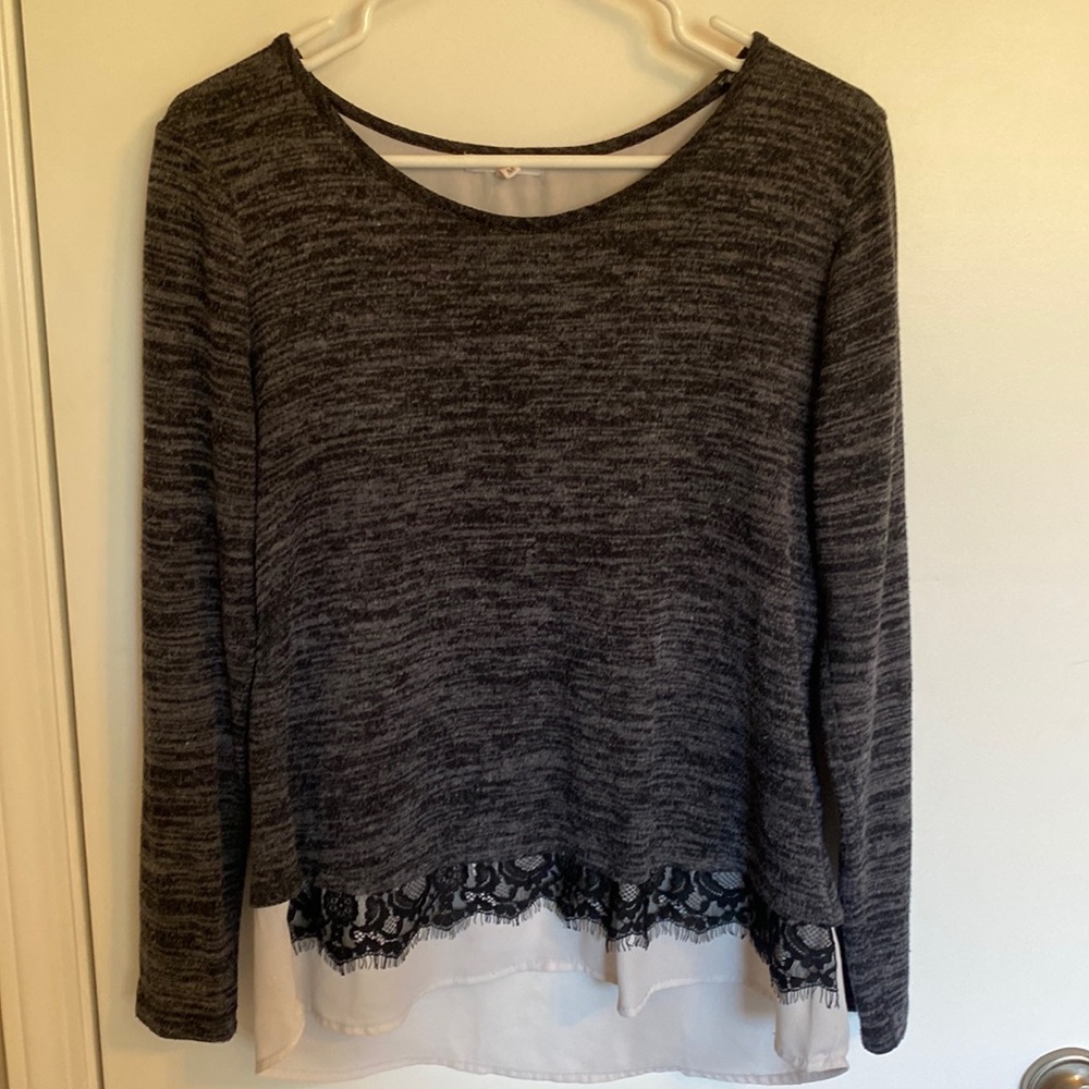 Maurices high-low sweatshirt.